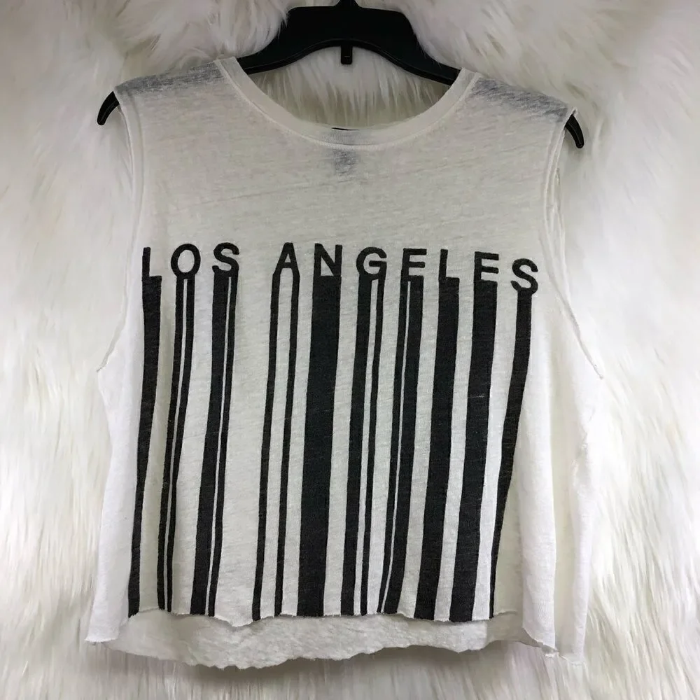 XXI Forever 21 Los Angeles barcode medium Shirt - Picture 6 of 8